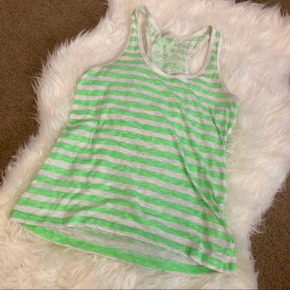 Forever 21 Striped Tank Top